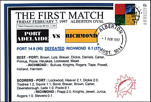 1997 First Practice Match Cover